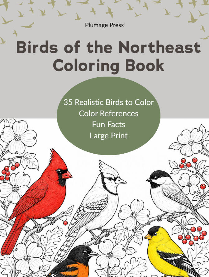 Birds of the Northeast Coloring Book